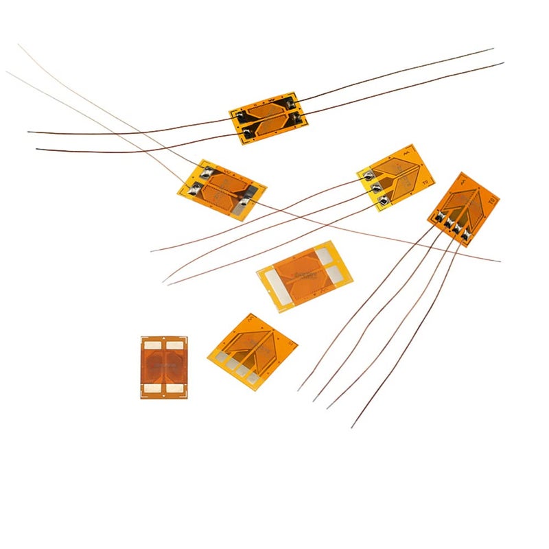 Taidacent 2PCS BF1K BF120 BF350 BF650 Half Bridge Strain Gauge Wheatstone Bridge Rosette Sensor Resistance Type Torque/Shear Force (BF350-3HA) - Image 1